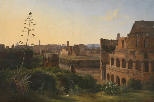 View of the Colosseum in Rome 1837