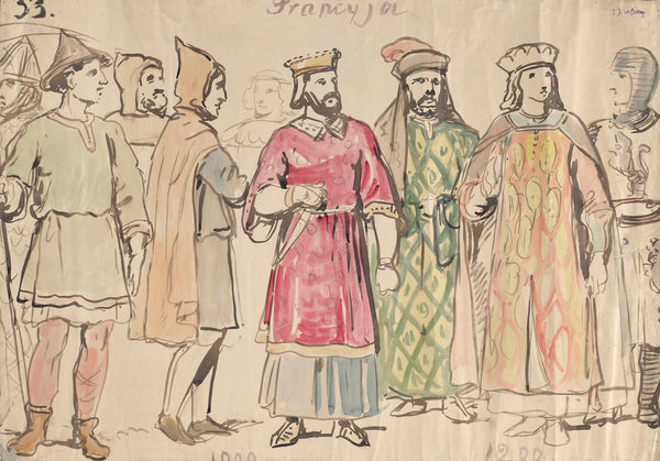 11th  12th  and 13th Century French Garments 1860   1872