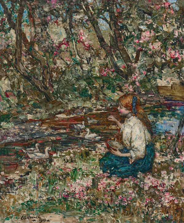 Feeding the Ducks 1918