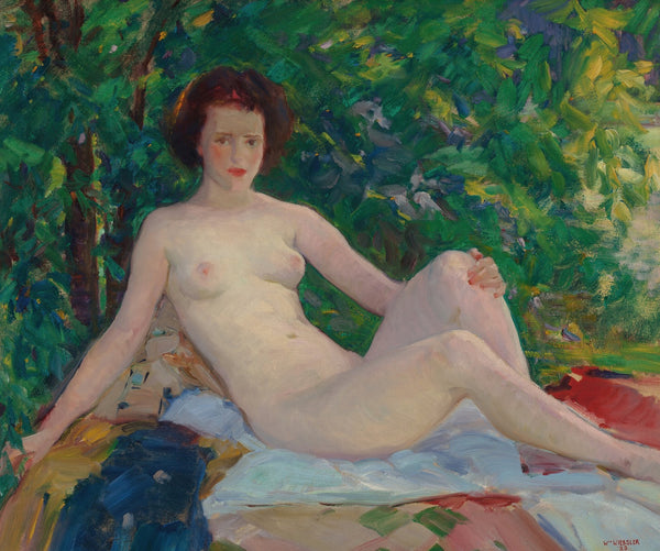 Nude on a Blanket 1923