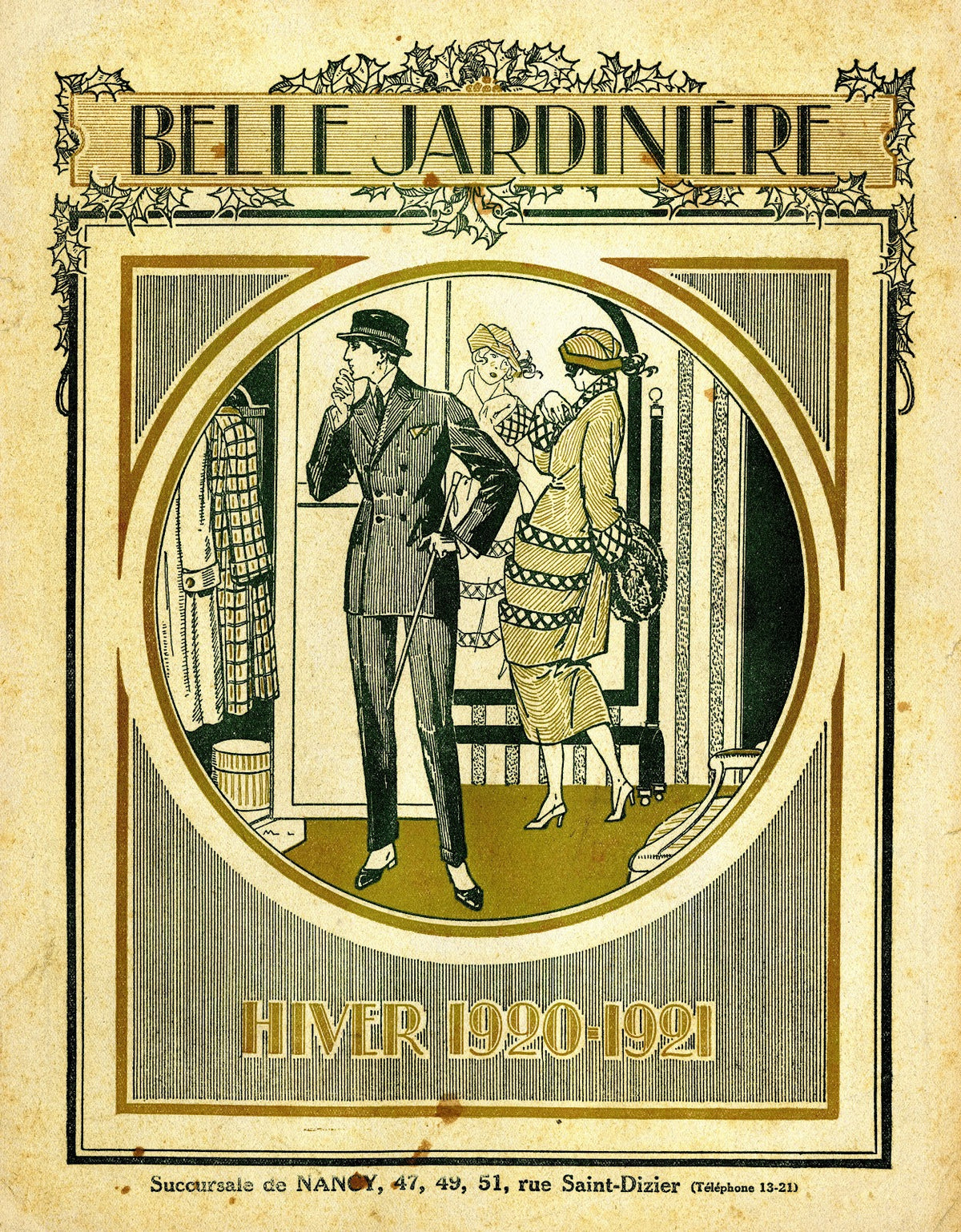 Belle jardinière  Hiver 1920 1921