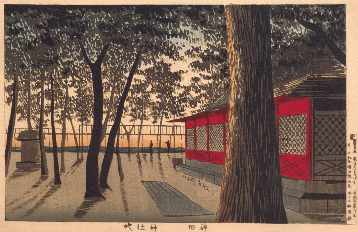 Daybreak at Shrine Kanda 1880