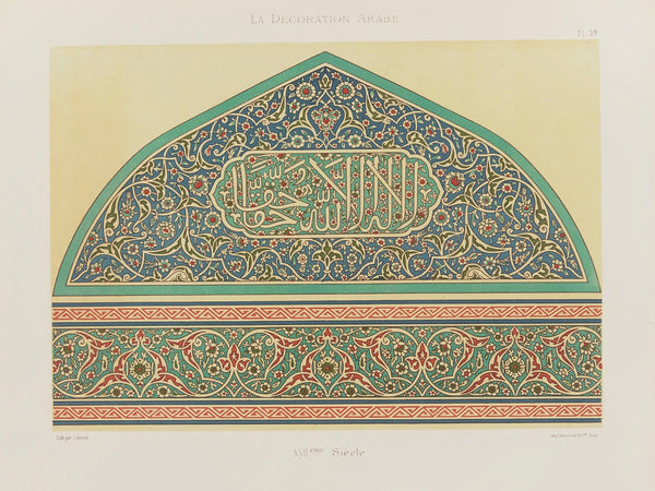 La Décoration arabe Pl32 1860s 1880s