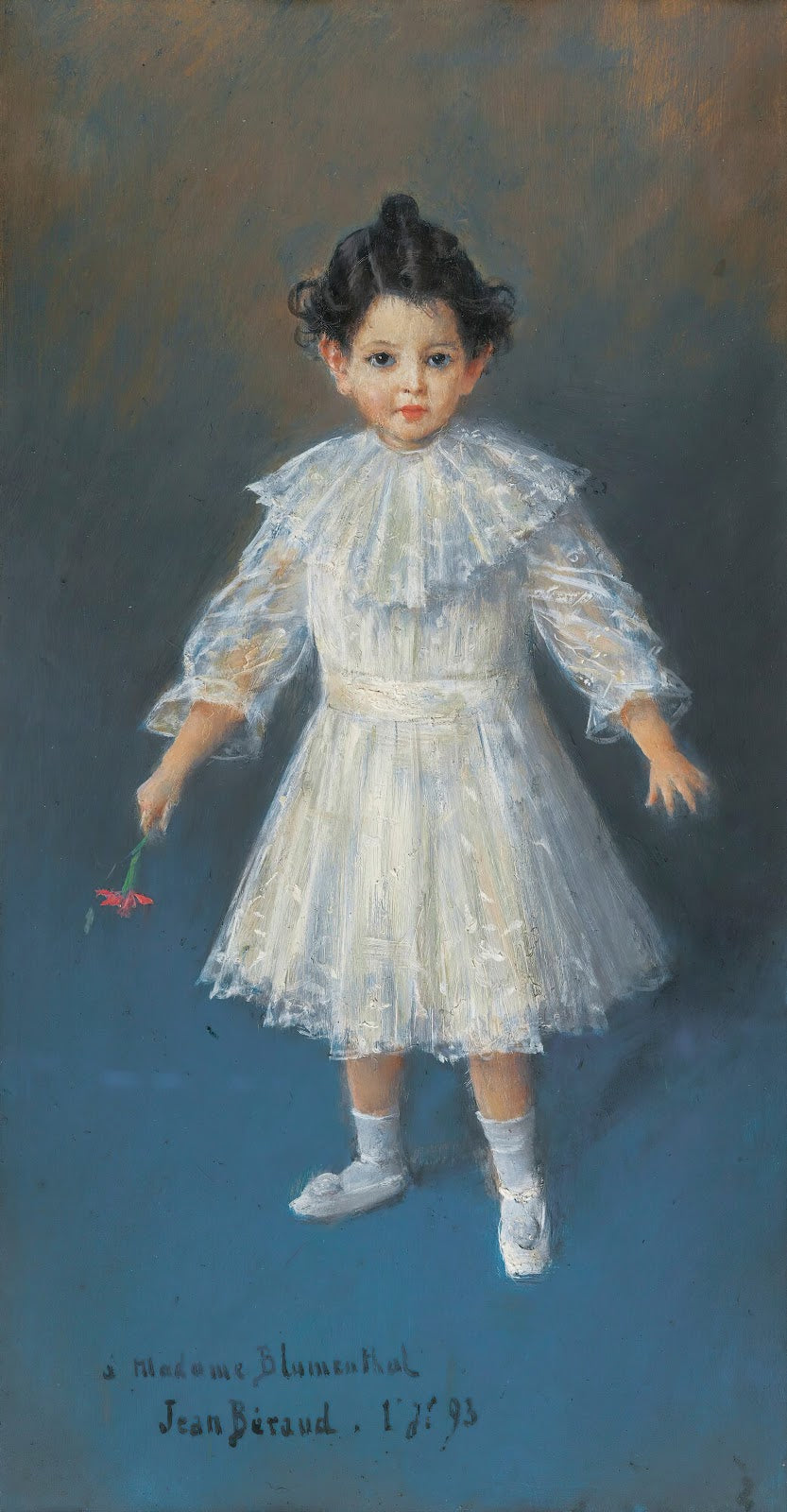 Portrait of three years old Jacques Blumenthal 1893