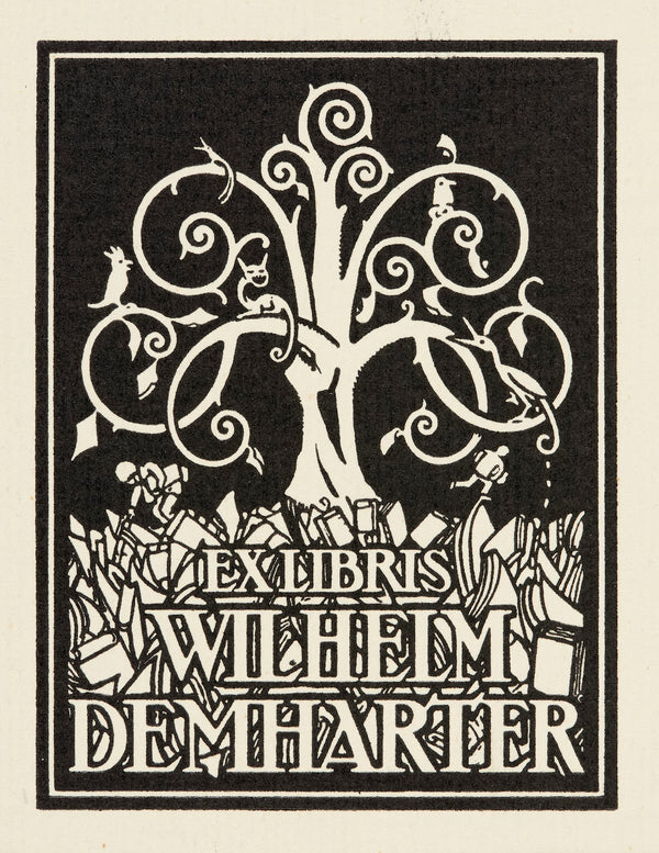Bookplate of Wilhelm Demharter 1883