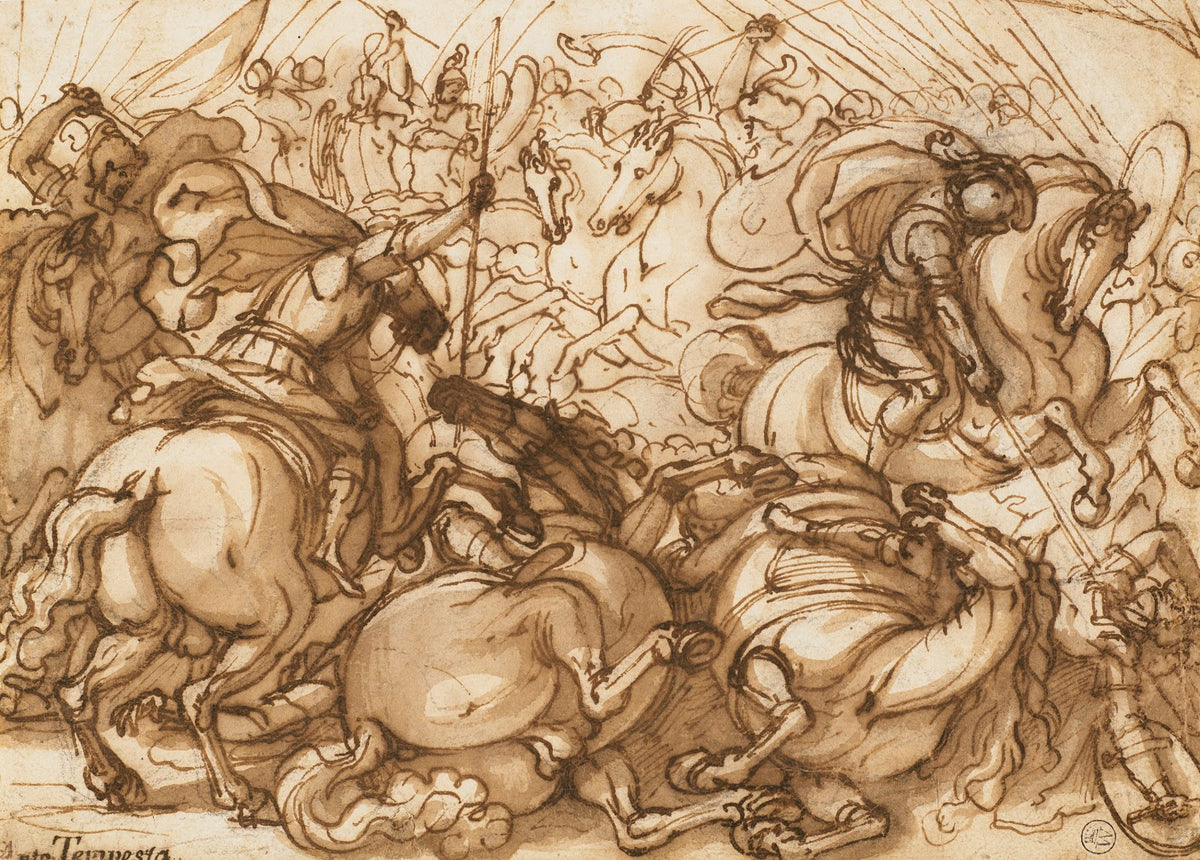 A battle scene