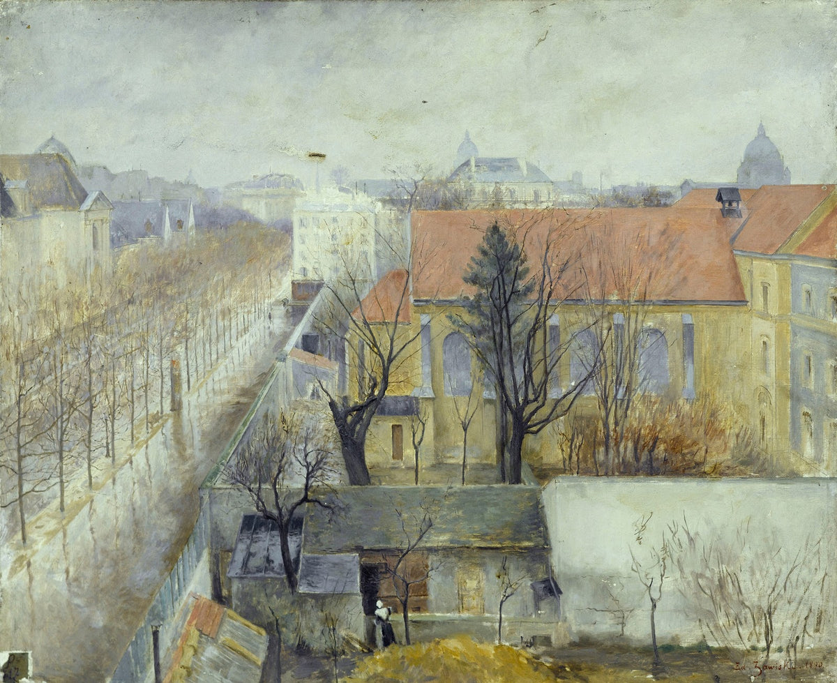 La Maison de refuge du Bon Pasteur vue de la place Denfert Rochereau 1890