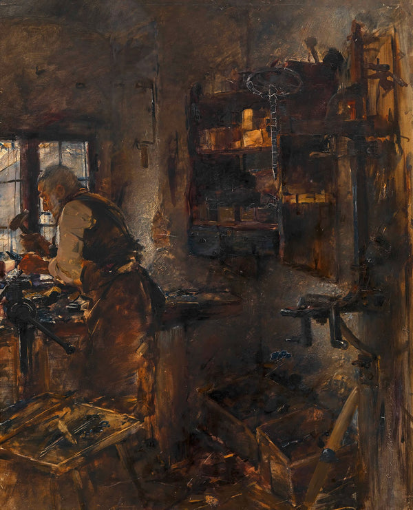 Schlosserwerkstätte 1902