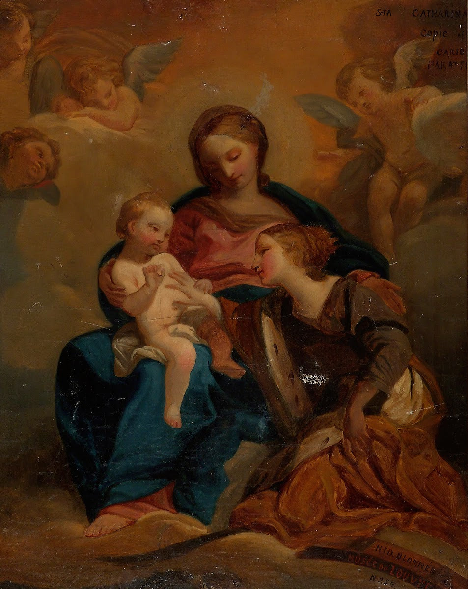 The Mystical Marriage Of Saint Catherine 1850