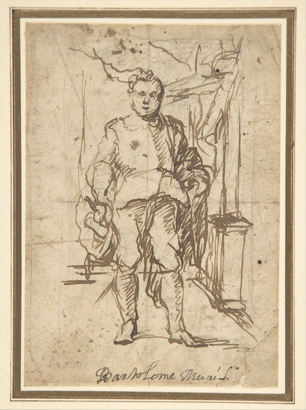 Standing Male Figure Study for a Portrait 167080