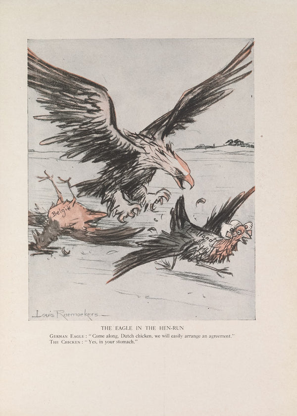 Eagle in Hen run 1916 1917