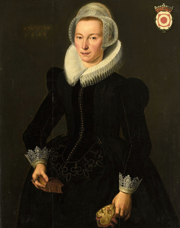 Portrait of Grietje Adriaensdr Grootes 1588 1624 1622