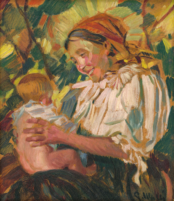A Village Mother with a Child 1926