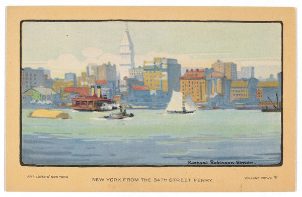 New York from the 34th Street Ferry 1914