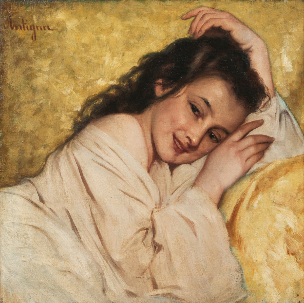 Jeune Fille Souriant