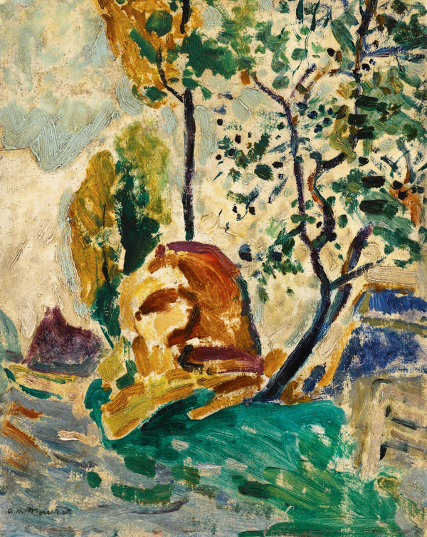 Tree And Rock C 1907
