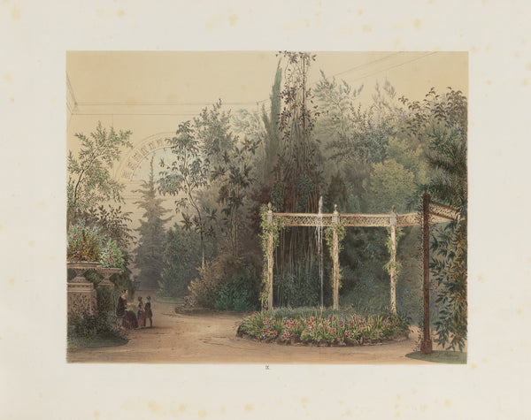 Der Wintergarten in der kaiserlichen königlichen Hofburg zu Wien Pl09 1852