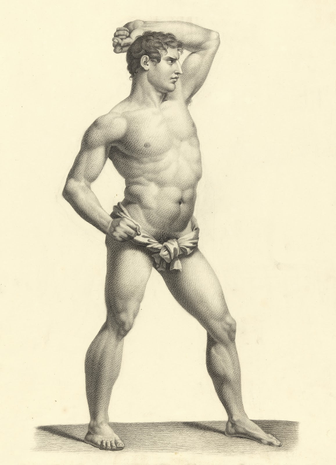 Standing wrestler 1826