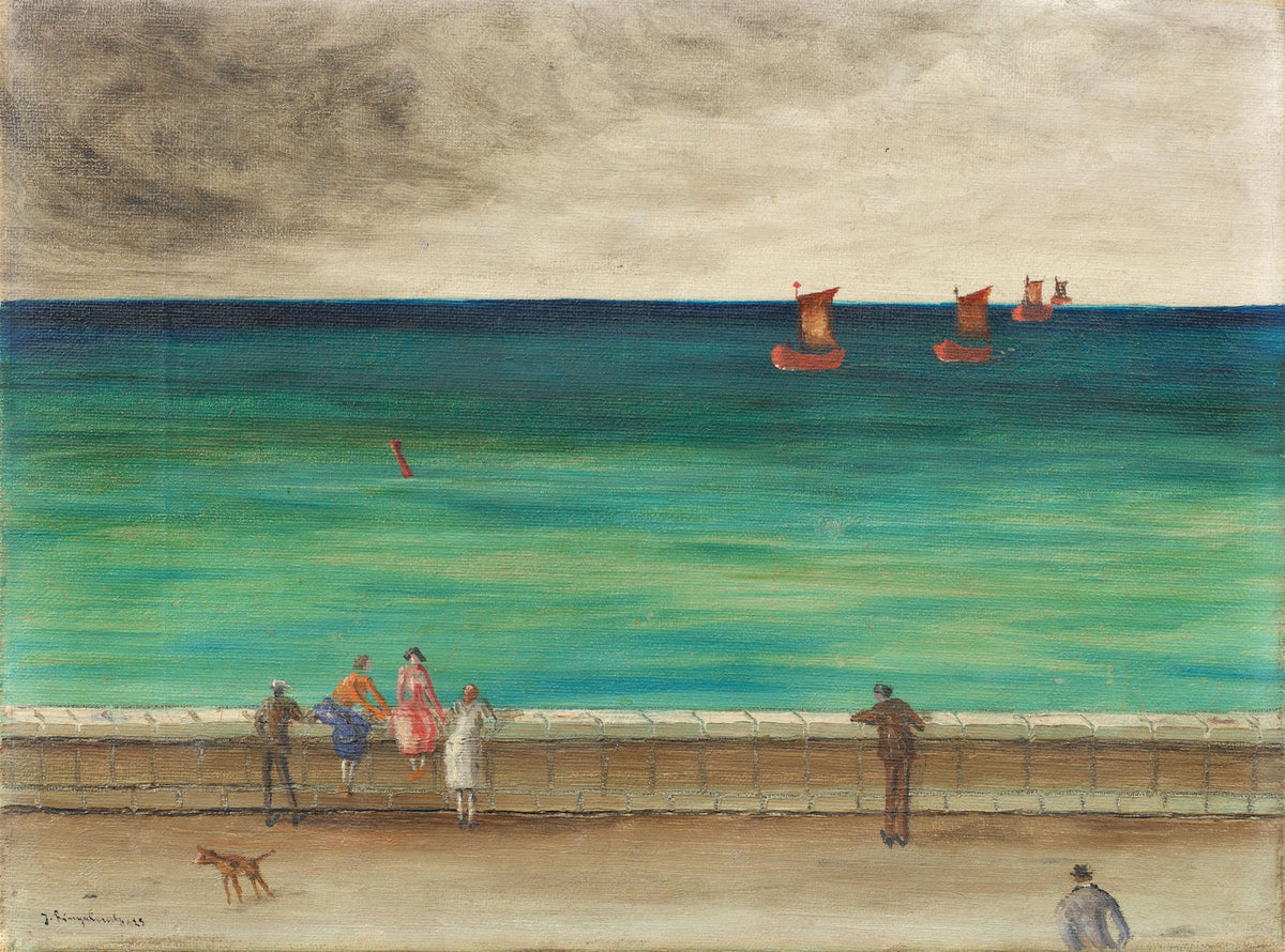 An der Kaimauer 1925