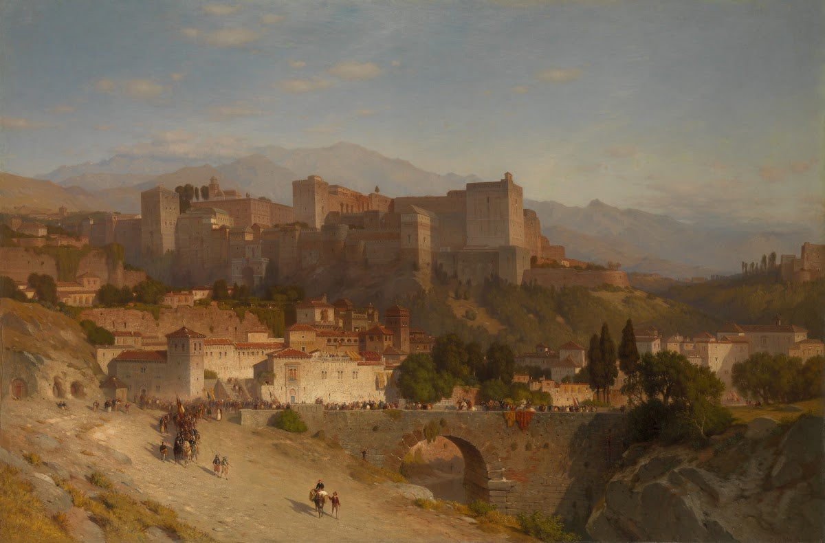 The Hill of the Alhambra Granada 1865
