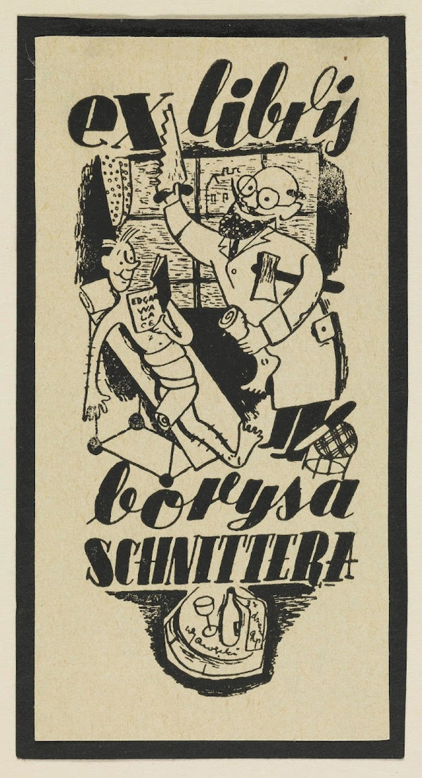 Ex libris Borysa Schnittera 1945