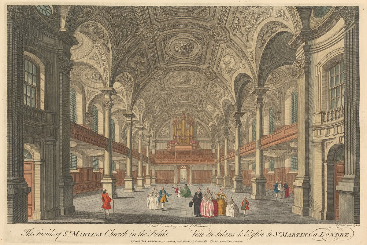 The Inside of St Martins Church in the Fields