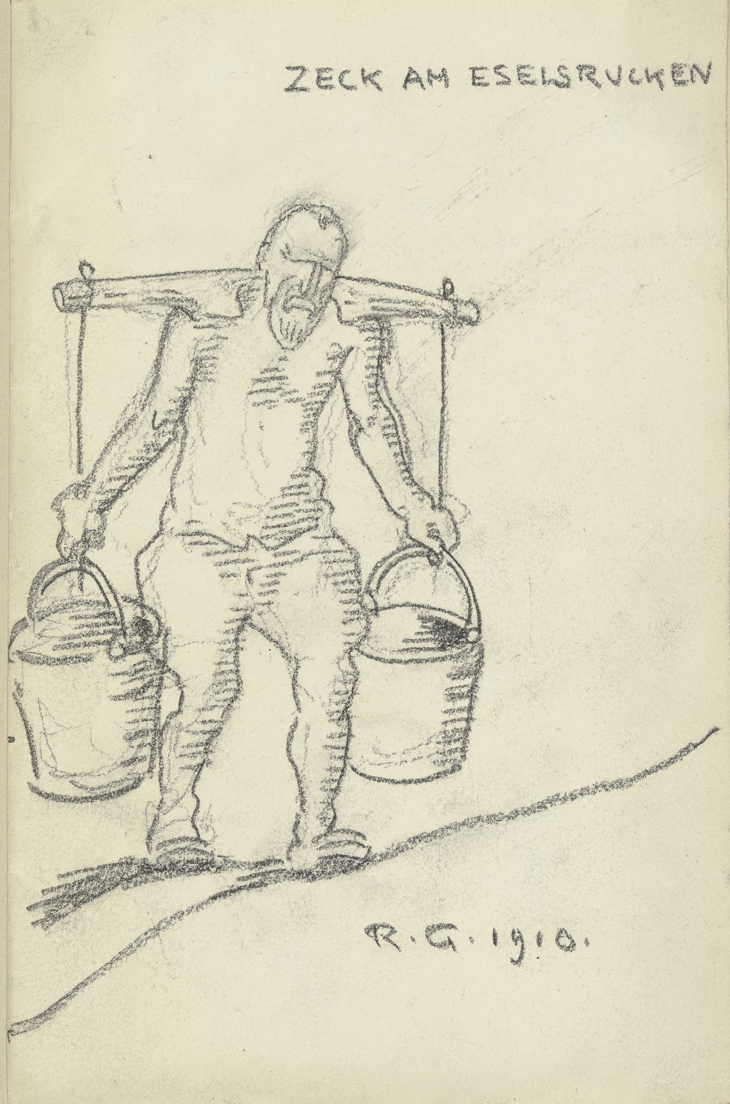 Zeck am Eselsrücken 1910